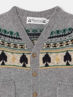 BONPOINT Cardigan Tahiel Multicolore Bleu-gris 9 BONPOINT Cardigan Tahiel Multicolore Bleu-gris -BONPOINT Soldes W03YCAK00103 914 W03YCAK00103 914 4