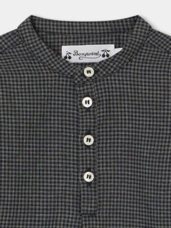 BONPOINT Chemise Polisson Carreaux Noir -BONPOINT Soldes W03YSHW00003 399 W03YSHW00003 399 3