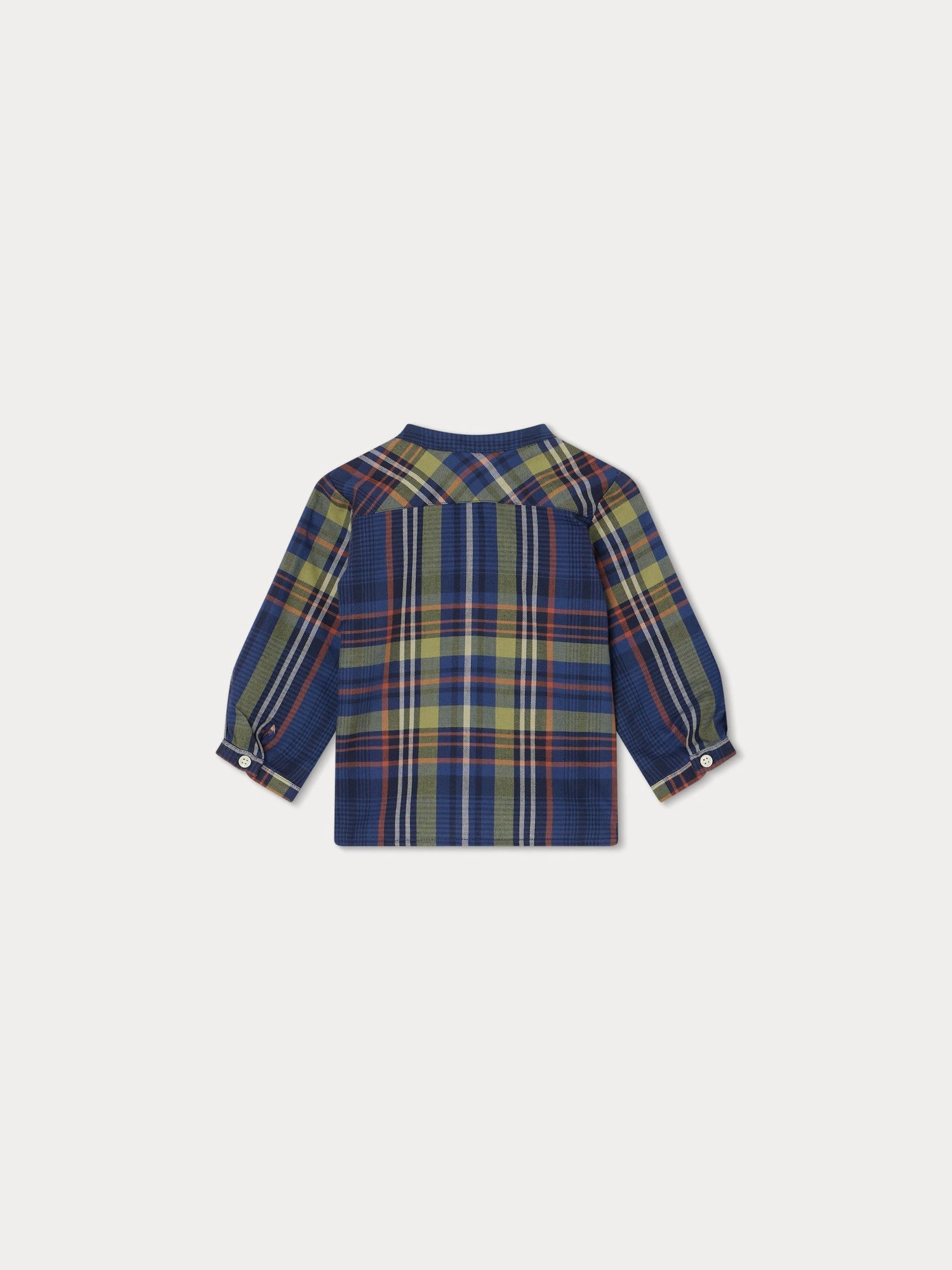 BONPOINT Chemise Polisson Ecossais Marine 4 BONPOINT Chemise Polisson Ecossais Marine – Image 2