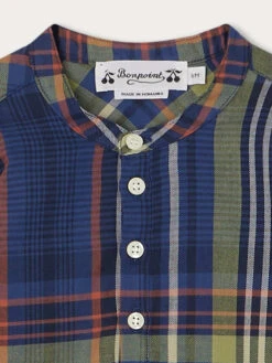 BONPOINT Chemise Polisson Ecossais Marine 7 BONPOINT Chemise Polisson Ecossais Marine -BONPOINT Soldes W03YSHW00008 470 W03YSHW00008 470 3