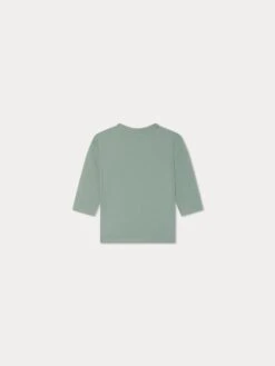 BONPOINT T-shirt Tahsin Vert De Gris -BONPOINT Soldes W03YTSK00006 143A W03YTSK00006 143A 2