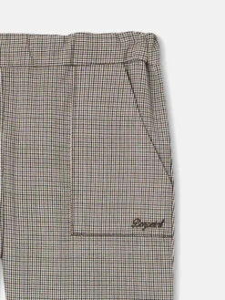 BONPOINT Pantalon Thursday Carreaux Marron -BONPOINT Soldes W03ZPAW00007 369 W03ZPAW00007 369 3